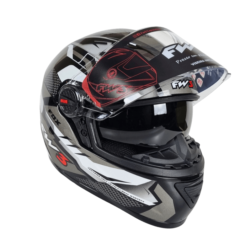 Capacete FW3 GTX Classsic Cinza - Minha loja