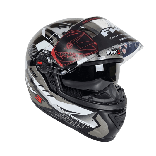 Capacete FW3 GTX Classsic Cinza - Minha loja