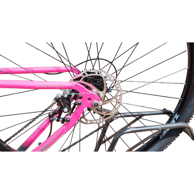 Bicicleta GTI 29 | 21 Velocidades | Cinza e Rosa - Minha loja