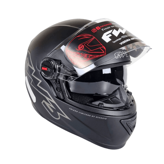 Capacete FW3 GTX Classsic Preto Fosco - Minha loja
