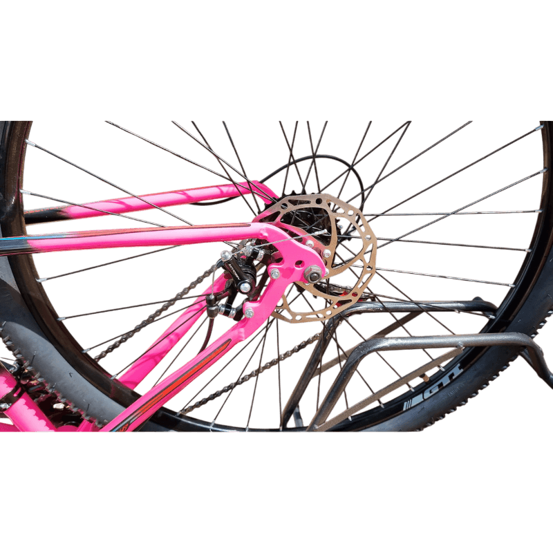 Bicicleta GTI 29 | 21 Velocidades | Cinza e Rosa - Minha loja