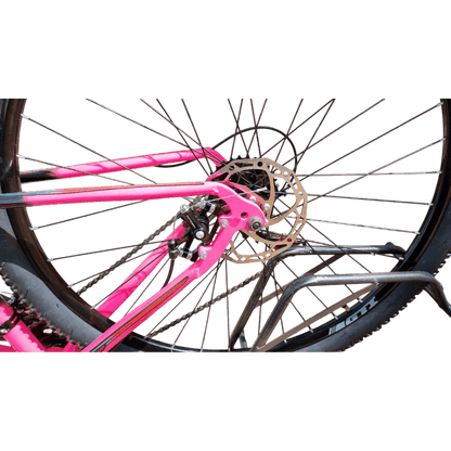 Bicicleta GTI 29 | 21 Velocidades | Cinza e Rosa - Minha loja