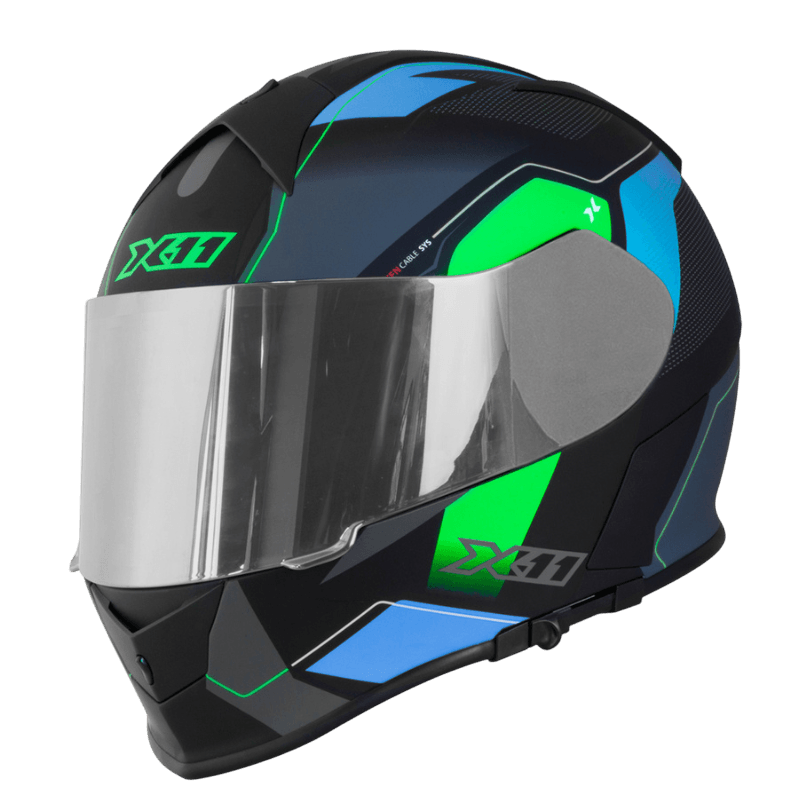 X11 Revo Flagger Azul e Verde - Minha loja