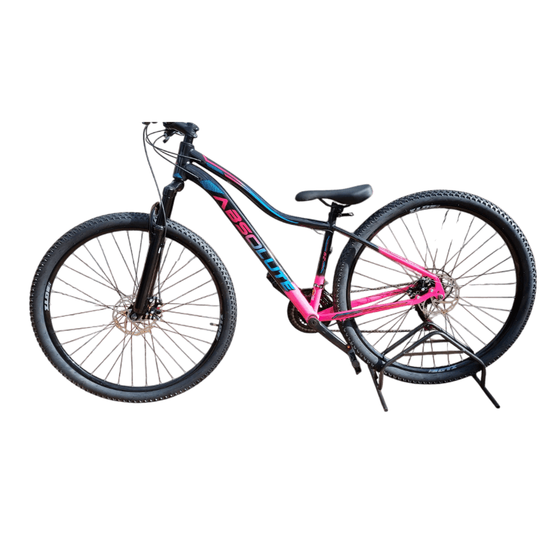 Bicicleta Absolute 29 | 21 Velocidades | Preta e Rosa - Minha loja