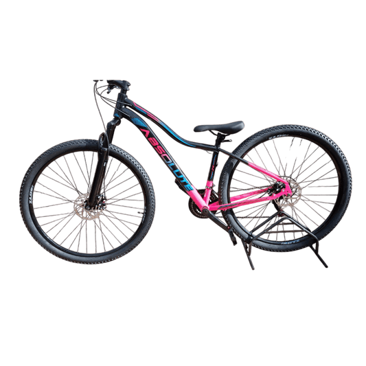 Bicicleta Absolute 29 | 21 Velocidades | Preta e Rosa - Minha loja