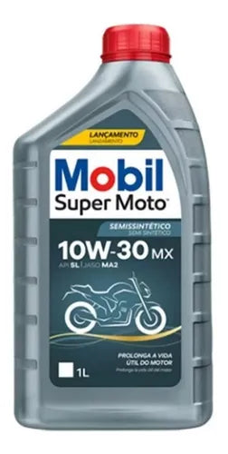 Mobil Super Moto 10w30 - Óleo Semi Sintético Mobil Super Moto 10w30